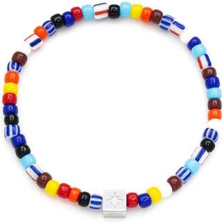 Samie - Armbånd med farvet perler - 19 cm