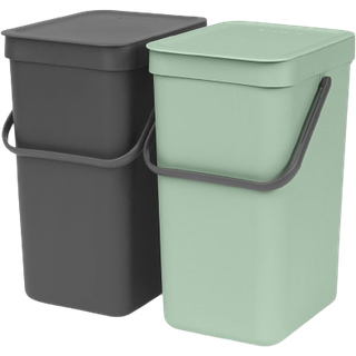 Brabantia Sort&Go, Built-in, 2x12 L, grå/grøn