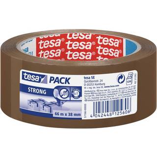 tesa pack Strong Packaging Tape 66m x 38mm Brown