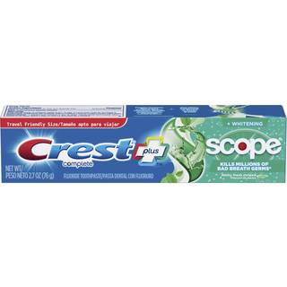 Crest Complete Multi-Benefit Whitening + Scope Minty Fresh Flavor Tandpasta 2,7 Oz Pakke med 3