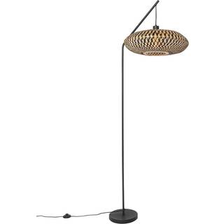 Oriental gulvlampe sort bambus - Ostrava