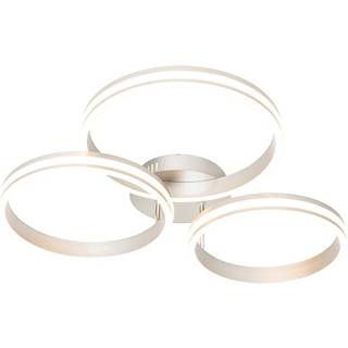 Stål loftslampe inkl. LED 3-trins dæmpbar 3-lys - Navara