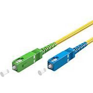 Goobay Lyslederkabel (FTTH), Singlemode (OS2) Yellow, gul (Simplex), 2 m