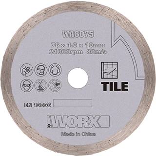 Worx 76mm x 10mm diamant skæreskive