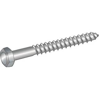 ESSVE 504411 Træskrue Ø6 mm, fransk, T6S, FZV 75 mm, pakke med 50