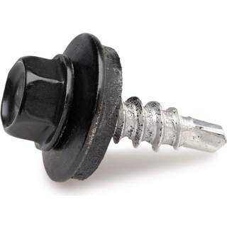 FAST farmerskrue, aluminium med sort top, 5,5 x 20 mm - 150 stk.