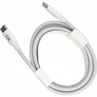 USB-C PD Opladningskabel i hvid - M7