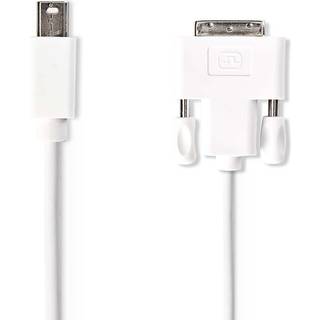 Nedis Mini DisplayPort kabel | DisplayPort 1.2 | Mini DisplayPort han | DVI-D 24 + 1-pin han | 21.6 Gbps | Nikkelplateret | 2.00 m | Runde | PVC | Hvid | Konvolut