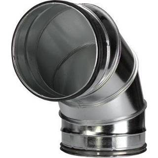 Lindab Rustfri Falset Bøjning BFU-RS 90 grader - Ø 630