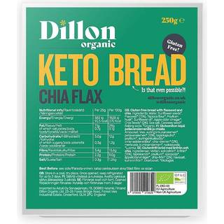 Dillon organic 2 x Øko Chia Keto Brød