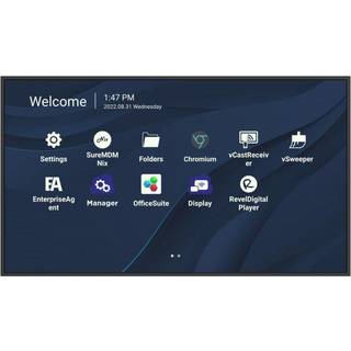 Viewsonic CDE4330 skilte display 109,2 cm (43") Wi-Fi 450 cd/m² 4K Ultra HD Sort Indbygget processer Android 11