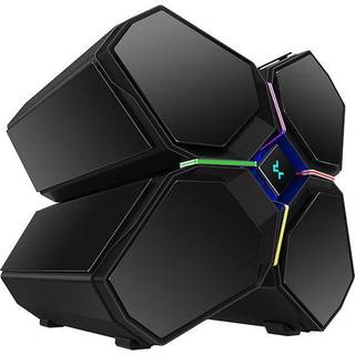 DEEPCOOL Quadstellar Infinity - Kabinet - Cube - Sort