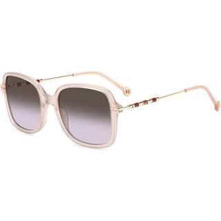 Carolina Herrera HER 0101/S FWM/QR 55 Solbriller Kvinder Brun - Transparent Nude - 55mm