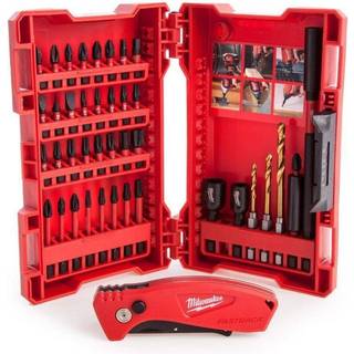 Milwaukee 4932459763 Shockwave-sæt + Kompaktniv - 40stk