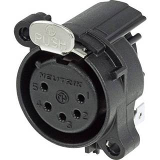 Neutrik NC5FAH XLR-stik Flangetilslutning, kontakter