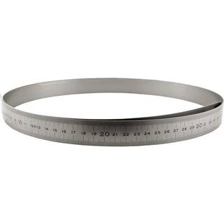 Stållineal 3000x30x1,0 mm med aflæsning højre-mod-venstre