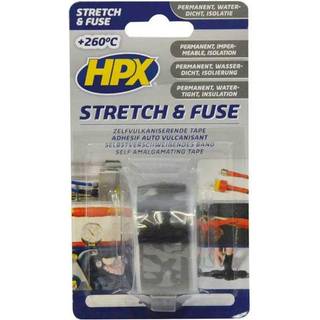 HPX stretch og fuse sort - 25mm x 3 m