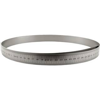 Stållineal 5000x30x1,0 mm med aflæsning venstre-mod-højre