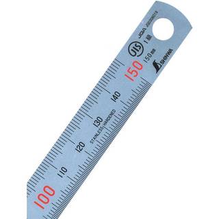 Shinwa stållineal 150 x 15 mm x 0,5 mm H101A