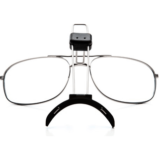 Brillestel u/glas t/helmaske
