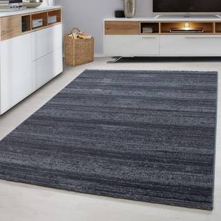 Plus Kortluvet Tæppeløber Ensfarvet - Grå - 80x150 (Løber)