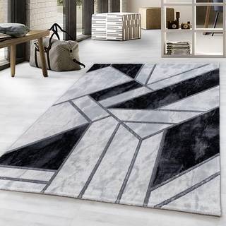 Naxos Kortluvet tæppe Marmor - Sølv - 200x290