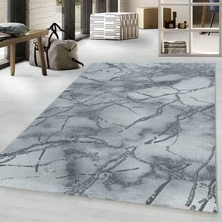 Naxos Kortluvet tæppe Marmor - Sølv - 200x290