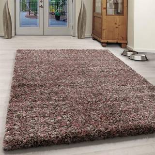 Enjoy Shaggy tæppe Plettet - Rosa - 160x230