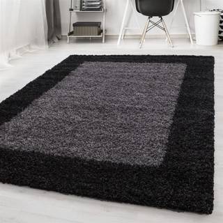 Life Shaggy tæppe Ramme - Antracit - 200x290