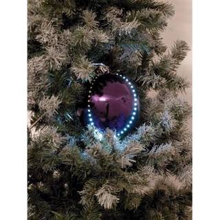 Europalms LED Snowball 8cm, purple 5x TILBUD NU lilla