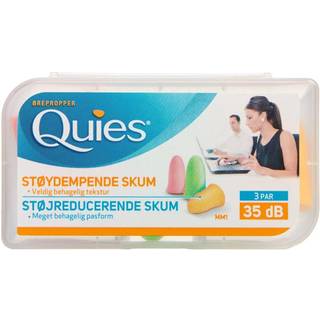 Quies ørepropper af blødt skum 3 par