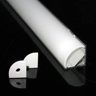 DEVELTRON Alu profil 2, med opal cover - 2,5 m