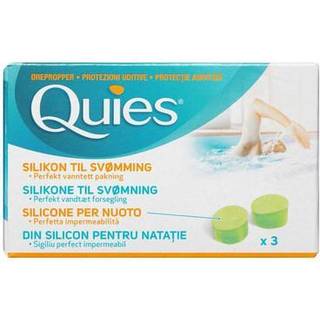 Quies Ørepropper Silikone, svømning - 3 par