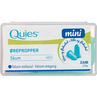 Quies Mini ørepropper skum - 3 par