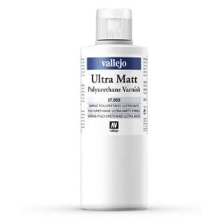 Vallejo, Ultra Matt Polyurethan Varnish, 200 ml [Levering: 1-2 dage]