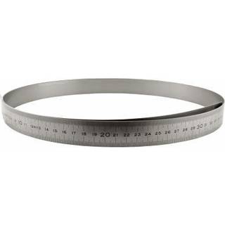 Stållineal 1000×13×0,5mm flextype V-H graduering