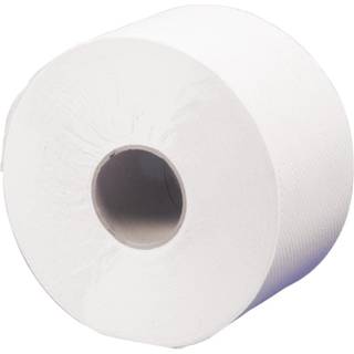 Care-Ness Classic Jumborulle 2-lags Mini 100% genbrugspapir hvid