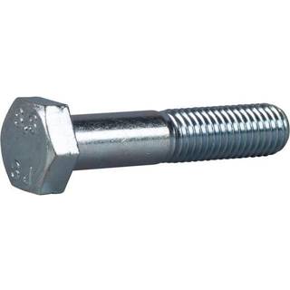 M12X80 DIN 931 stålbolt elgalvaniseret