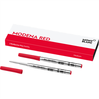 Montblanc 2 Ballpoint Pen Refills Modena Red