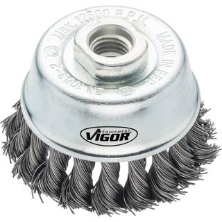 VIGOR Koprundbørste, snoet wire (V6801-65)