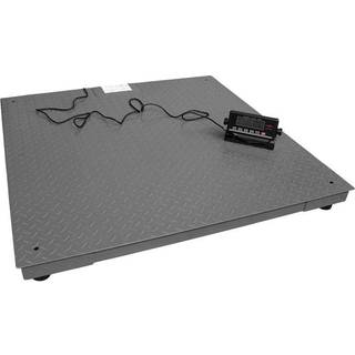 DIESELLA Platformsvægt 3000 kg / inddeling 0,5 kg med 1200x1200 mm vejeplade