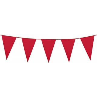 Flagguirlande rød 10 m