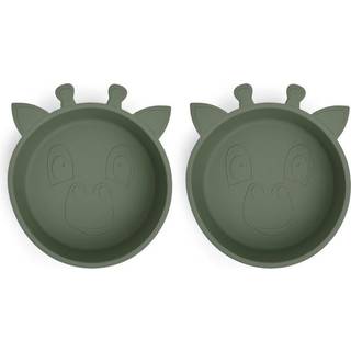 Nuuroo Alex dyb tallerken 2-pak - Dusty Green