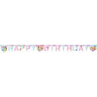Disney Prinsesser Happy Birthday banner 2 meter
