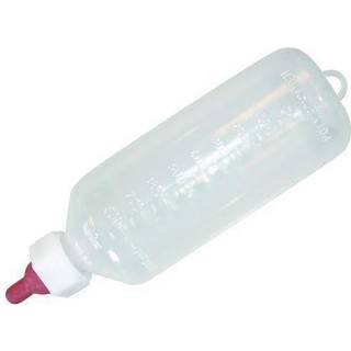 Sutflaske med sut til lam 1000 ml