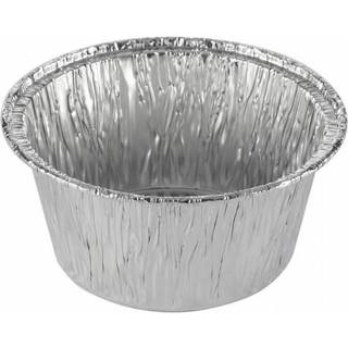 Aluminiumsform rund 106ml Ø80 x 35mm sølv