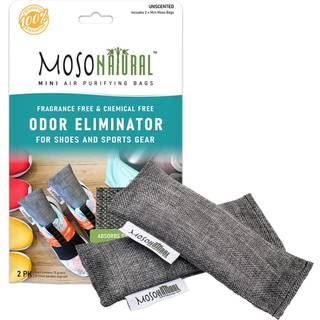 Moso Natural Mini Bags For Shoes Lugt- og fugtfjerner til sko (2-pak) - Lugtfjerner