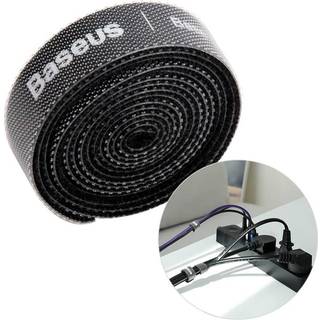 Baseus Colourful Circle Velcro Straps 1m Black