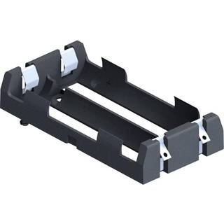 Keystone 1047 Batteriholder 2 18650 Loddetilslutning (L x B x H) 77 x 40 x 15 mm