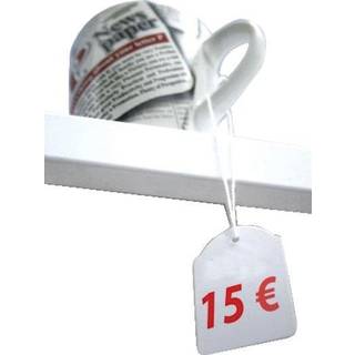 Apli hængemærker 9x24mm hvid 1000stk